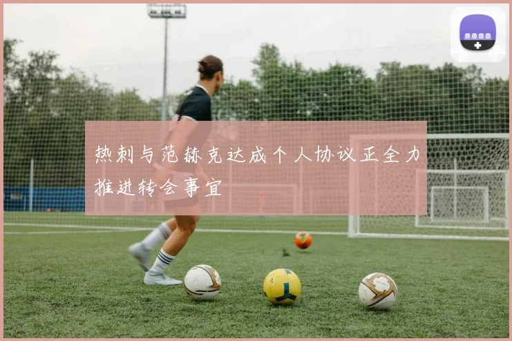 热刺与范赫克达成个人协议正全力推进转会事宜