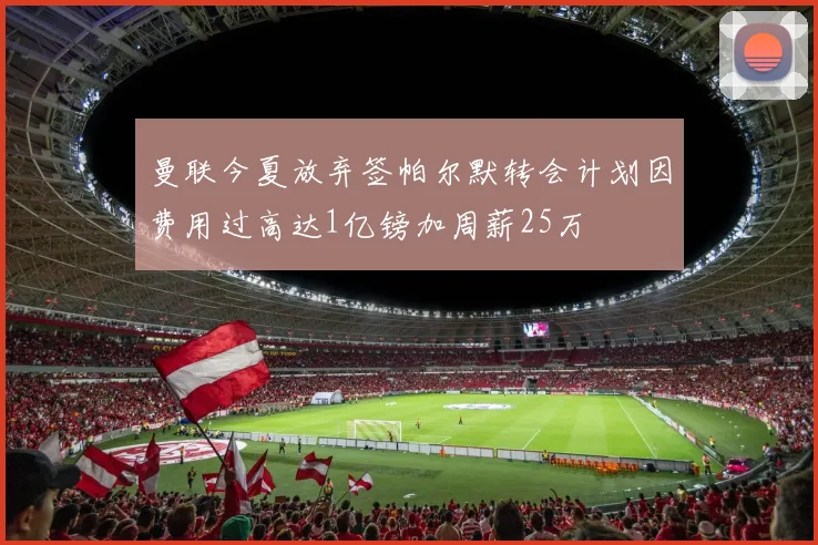 曼联今夏放弃签帕尔默转会计划因费用过高达1亿镑加周薪25万